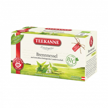 Teekanne Kräutergarten Bio Brennnessel, mit Zitronengras, 20 Teebeutel im Kuvert, 36g